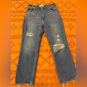 Abercrombie & Fitch Ankle Straight Ultra High Rise